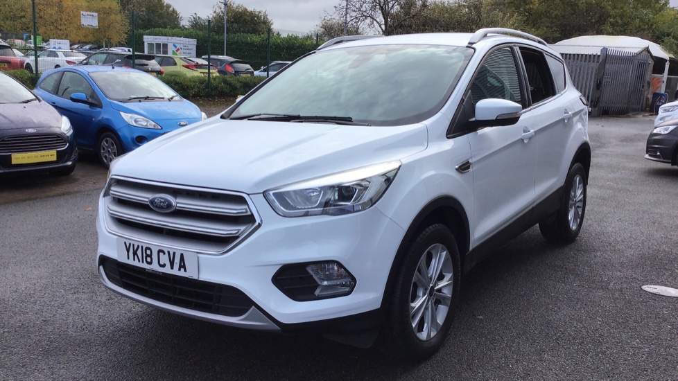 Frozen white ford