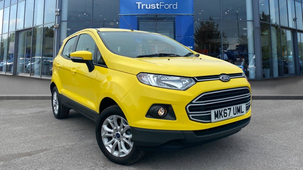 Ford ECOSPORT 2017 Bright Yellow £9,500 Weston Super Mare TrustFord