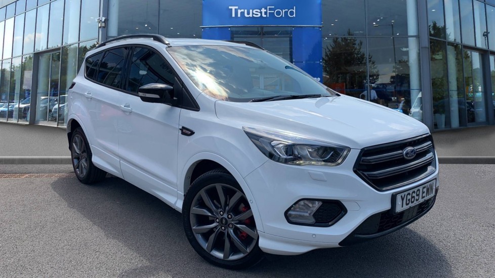 Frozen white ford
