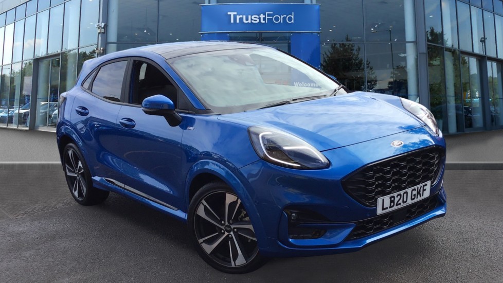 Ford PUMA 2020 - Desert Island Blue | £23,000 | Kingston | TrustFord