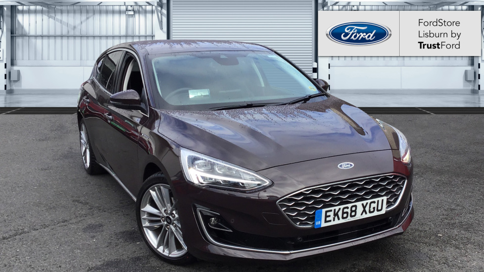 Ford FOCUS 2018 Dark Mulberry £17,450 Belfast Newtownards Rd