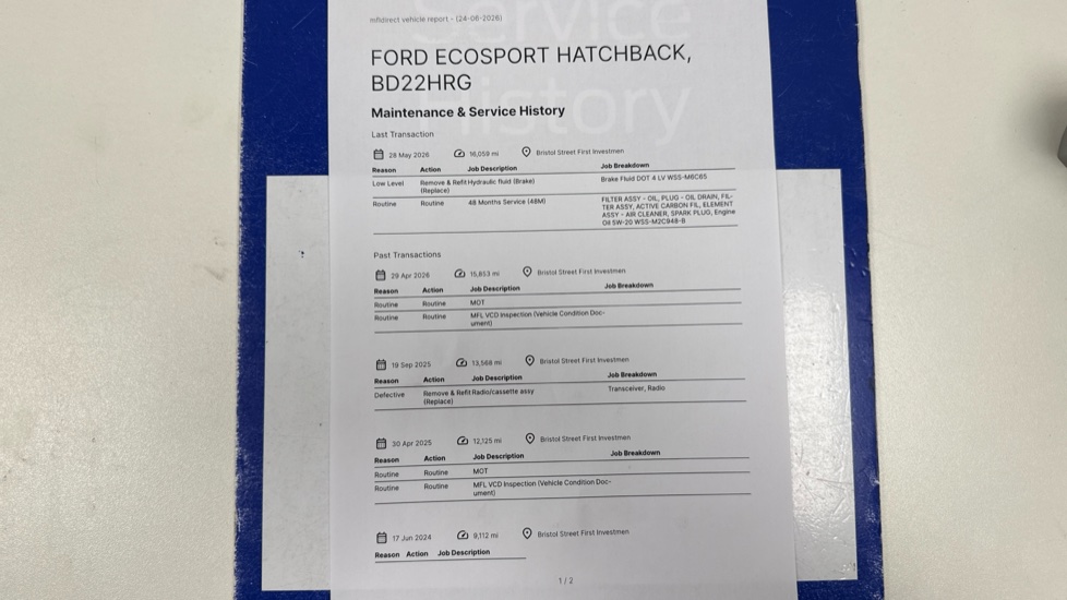 Ford EcoSport 1.0 EcoBoost 140 ST-Line 5dr Petrol Hatchback - Image 40
