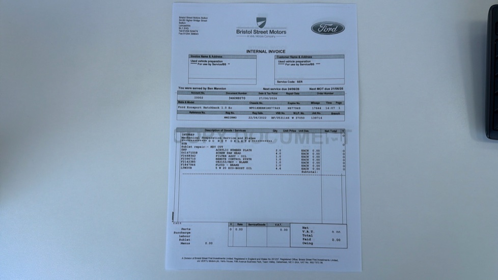 Ford EcoSport 1.0 EcoBoost 125 ST-Line 5dr Petrol Hatchback - Image 21