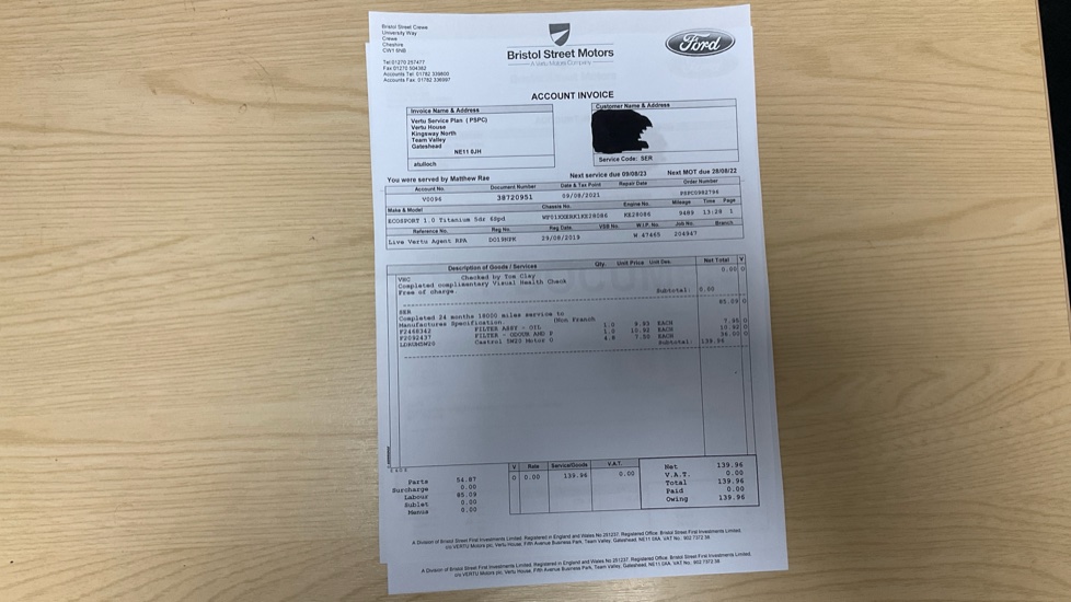 Ford EcoSport 1.0 EcoBoost 125 Titanium 5dr Petrol Hatchback - Image 37