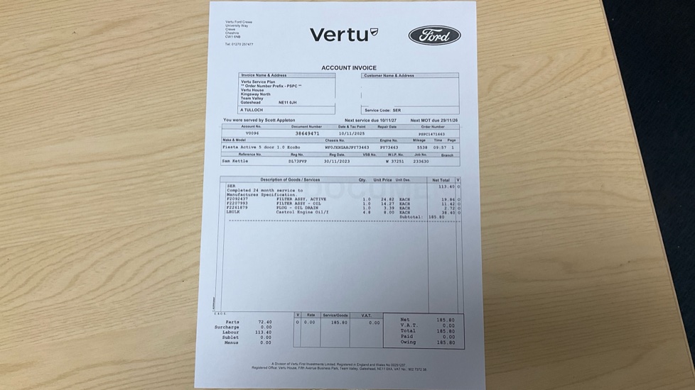 Ford Fiesta 1.0 EcoBoost Hybrid mHEV 125 Active 5dr Petrol Hatchback - Image 43
