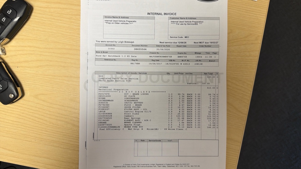Ford KA+ 1.2 85 Zetec White Edition 5dr Petrol Hatchback - Image 32