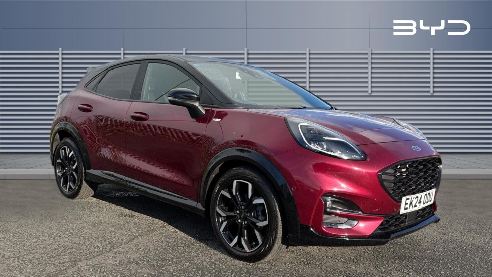 Ford Puma 1.0 EcoBoost Hybrid mHEV Vivid Ruby Ed 5dr DCT Petrol Hatchback - Image 1