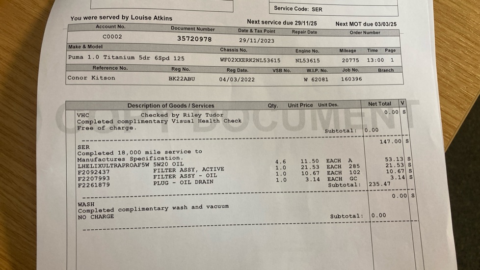 Ford Puma 1.0 EcoBoost Hybrid mHEV Titanium 5dr Petrol Hatchback - Image 42