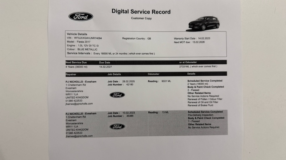 Ford Fiesta 1.0 EcoBoost Trend 5dr Petrol Hatchback - Image 34
