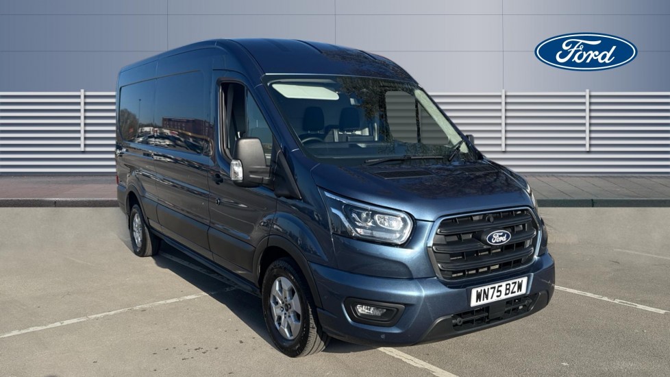 Ford Transit 350 L3 Diesel Fwd 2.0 EcoBlue 165ps H2 Limited Van Auto [Nav] - Image 1