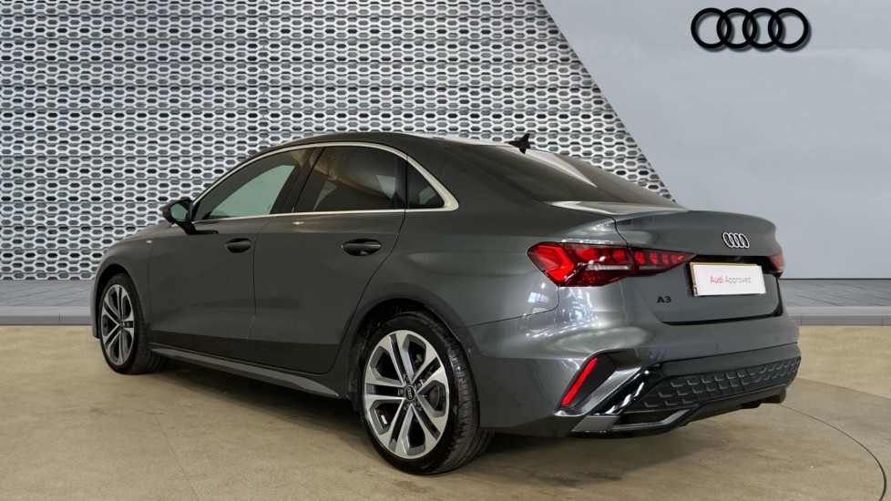 Audi A3 30 TFSI S Line 4dr S Tronic Petrol Saloon - Image 3