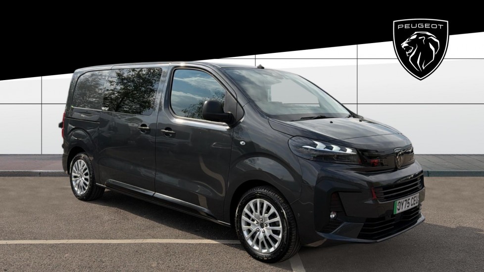Peugeot Expert E-L1 100kW 75kWh Asphalt Crew Van Auto - Image 1