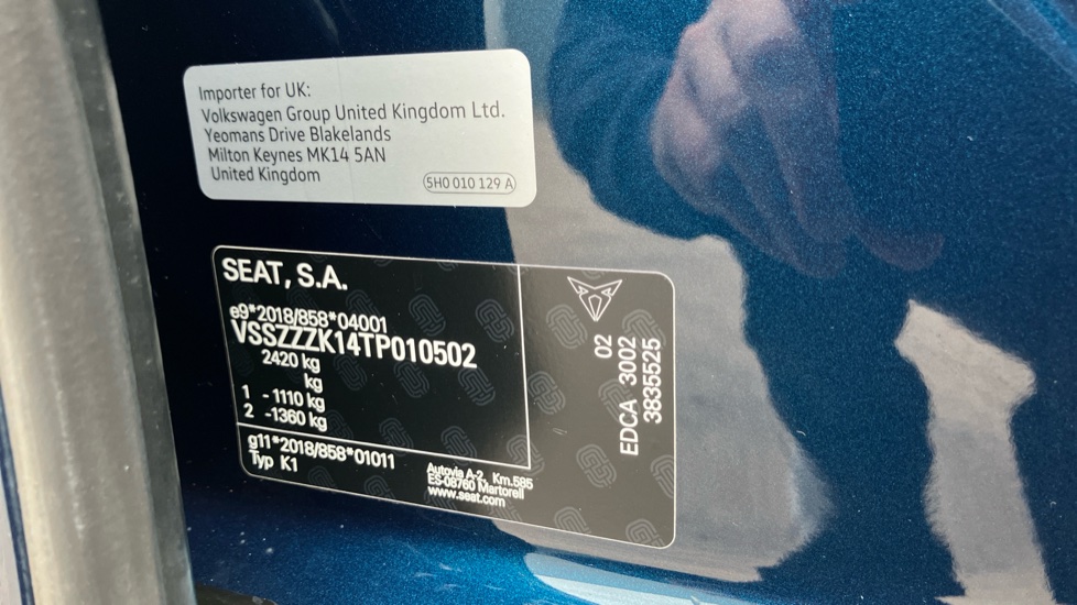 CUPRA Born 170kW e-Boost V3 59kWh 5dr Auto Electric Hatchback - Image 39