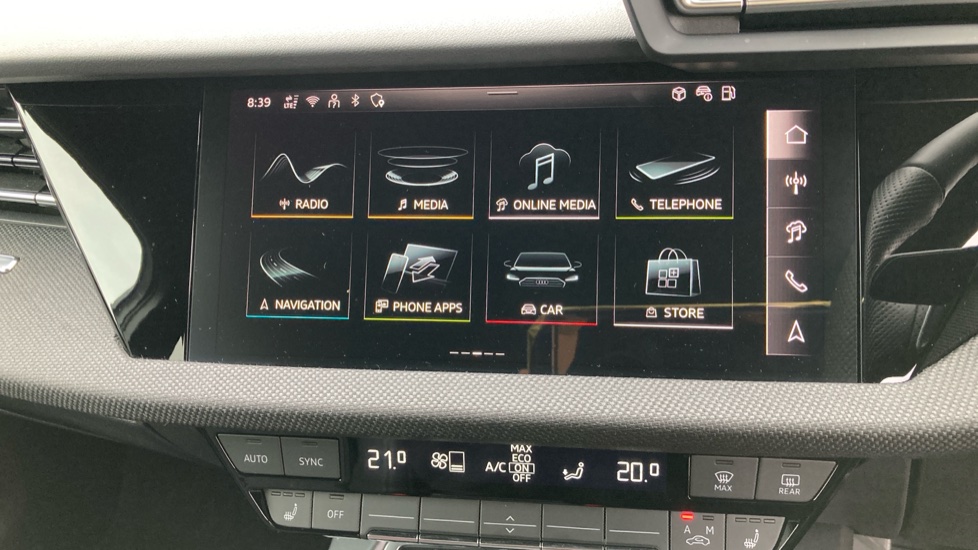 Audi A3 35 TFSI Black Edition 4dr S Tronic Petrol Saloon - Image 48