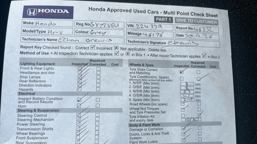 Honda HR-V 1.5 eHEV Advance 5dr CVT Hybrid Hatchback - Image 24