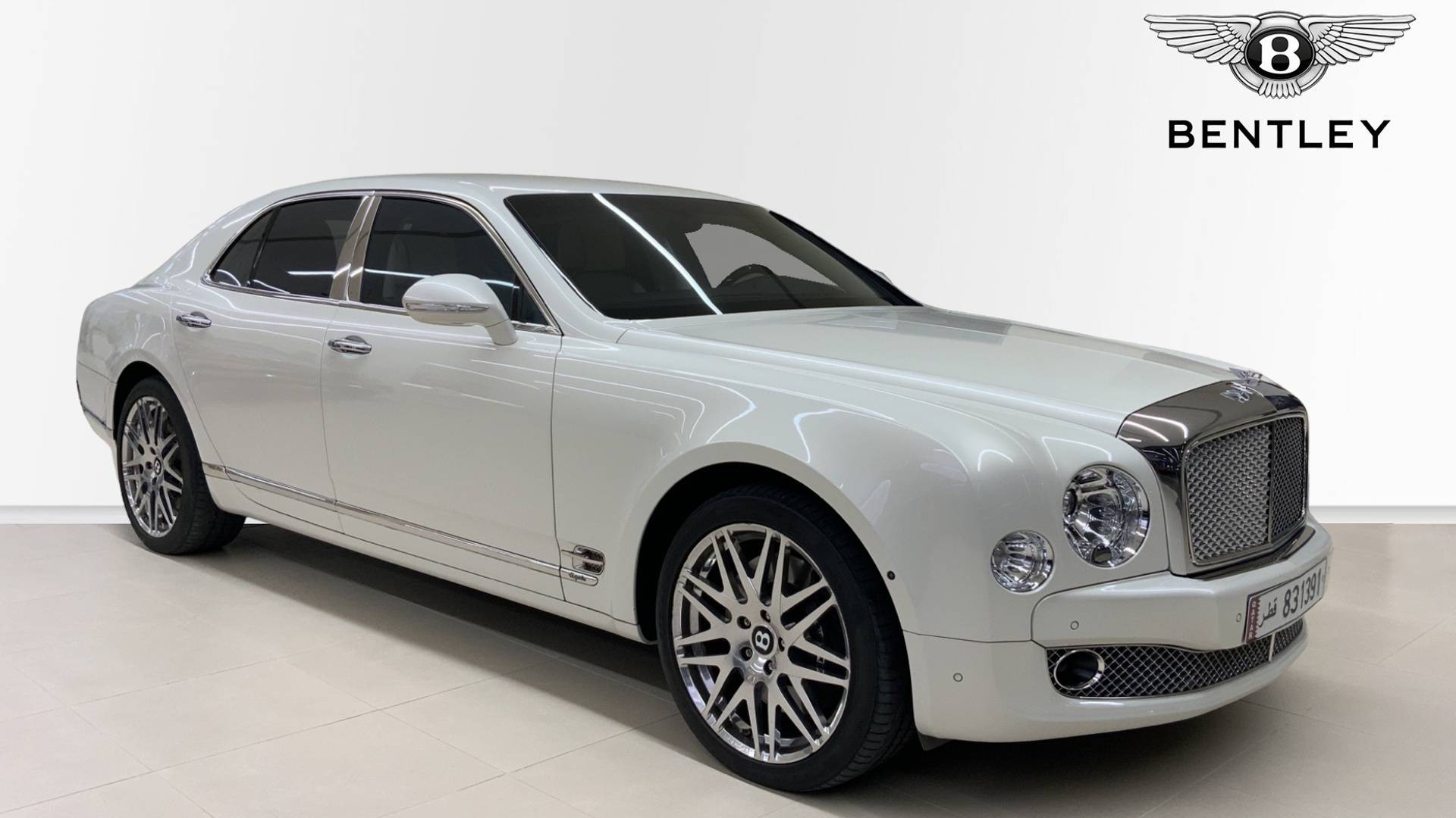 Bentley Used Car Mulsanne White