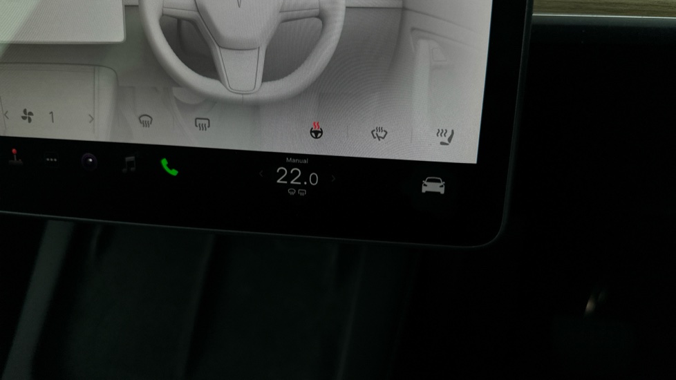 Tesla Model Y Heated Steering Wheel