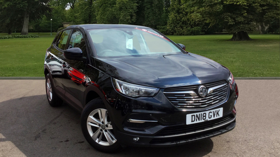 Used Vauxhall GRANDLAND X SUV 1.2 SE SUV Auto (s/s) 5dr Automatic Black DN18GVK Used Cars