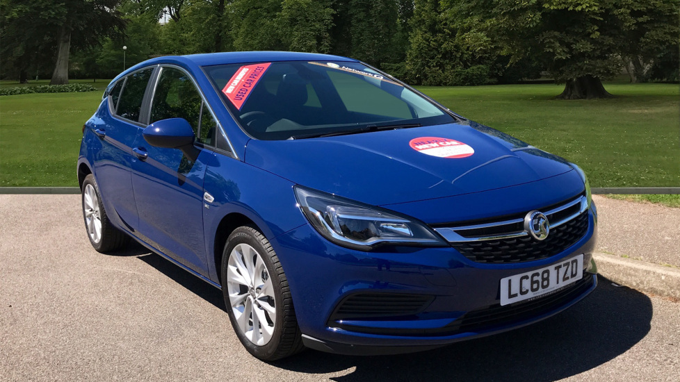 Used Vauxhall Astra Hatchback 1.4i Turbo SE 5dr Manual Blue LC68TZD