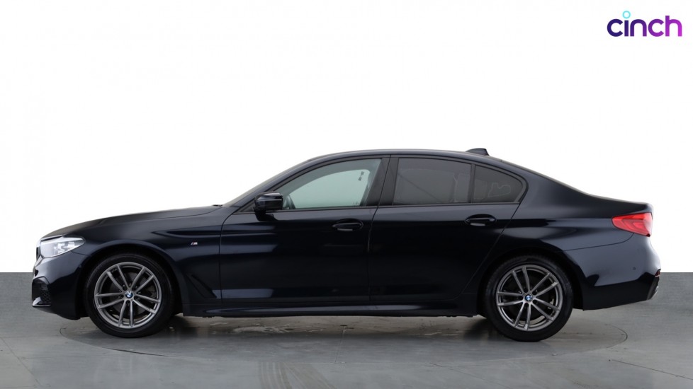 Used 2018 BLACK BMW 5 Series 520d M Sport 4dr Auto, 46,682 miles 