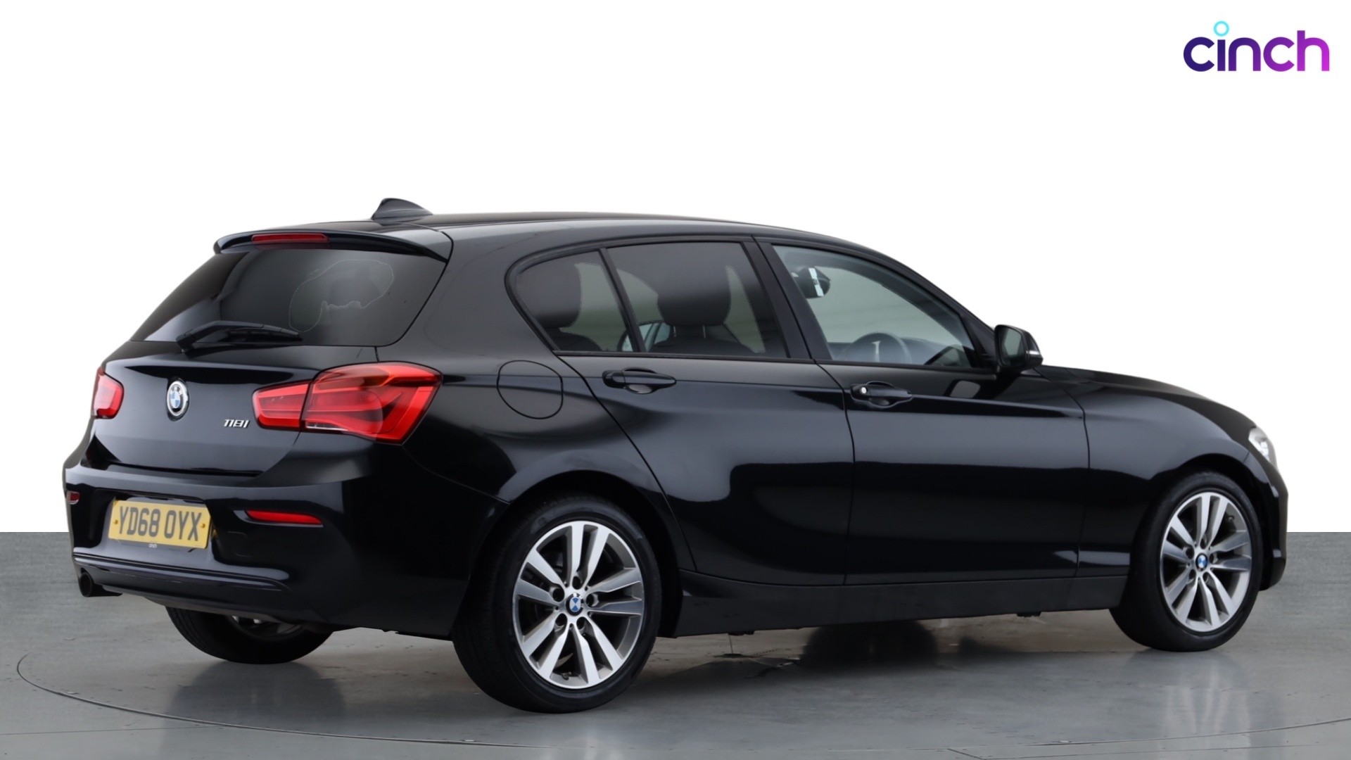 Used 2018 BLACK BMW 1 Series 118i [1.5] Sport 5dr [Nav/Servotronic 