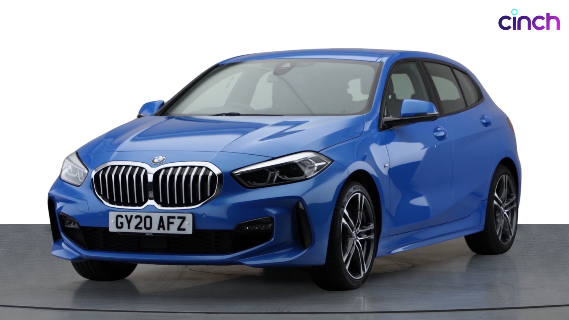 Used 2020 BLUE BMW 1 Series 118i M Sport 5dr, 16,683 miles - cinch