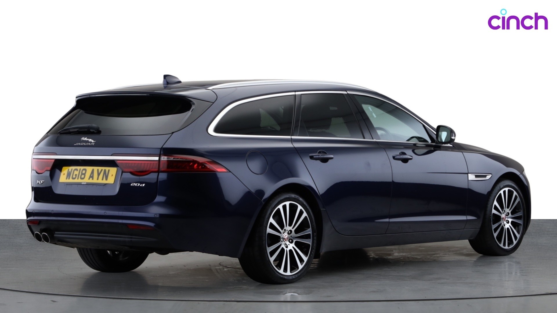 Used 2018 BLUE Jaguar XF Sportbrake 2.0d [180] Portfolio 5dr Auto 