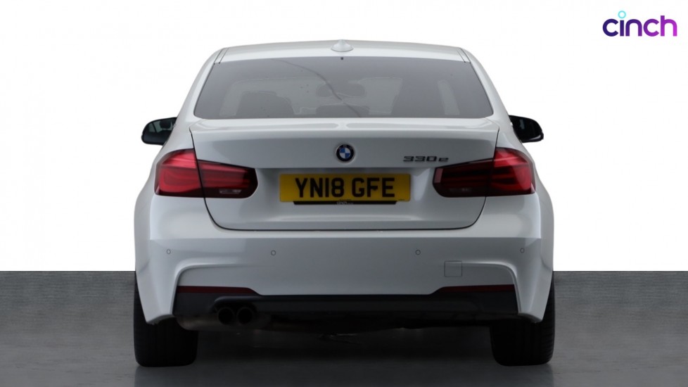 Used 2018 WHITE BMW 3 Series 330e M Sport Shadow Edition 4dr Step 