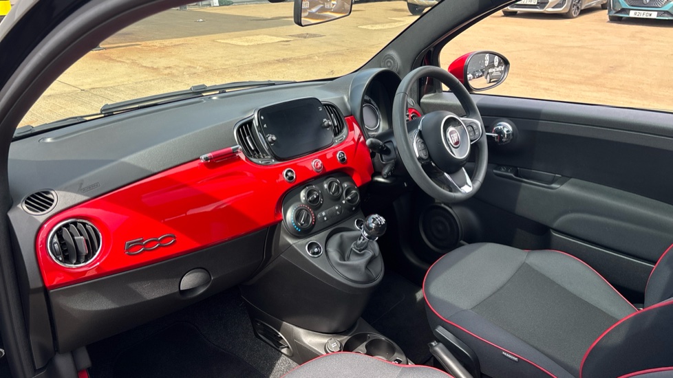 Fiat 500 1.0 Mild Hybrid Red 3dr Petrol Hatchback - Image 7