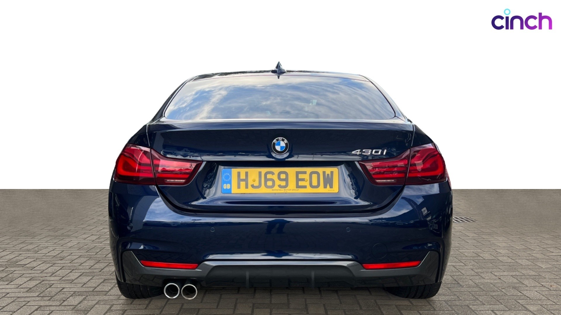 Used 2019 BLUE BMW 4 Series Gran Coupe 430i M Sport 5dr Auto 