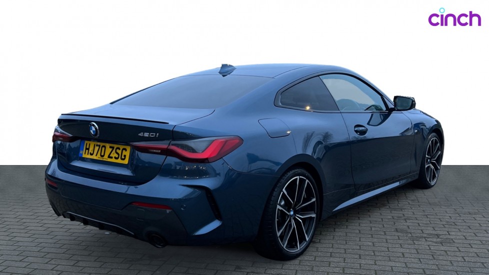 Used 2020 BLUE BMW 4 Series 420i M Sport 2dr Step Auto, 12,462 