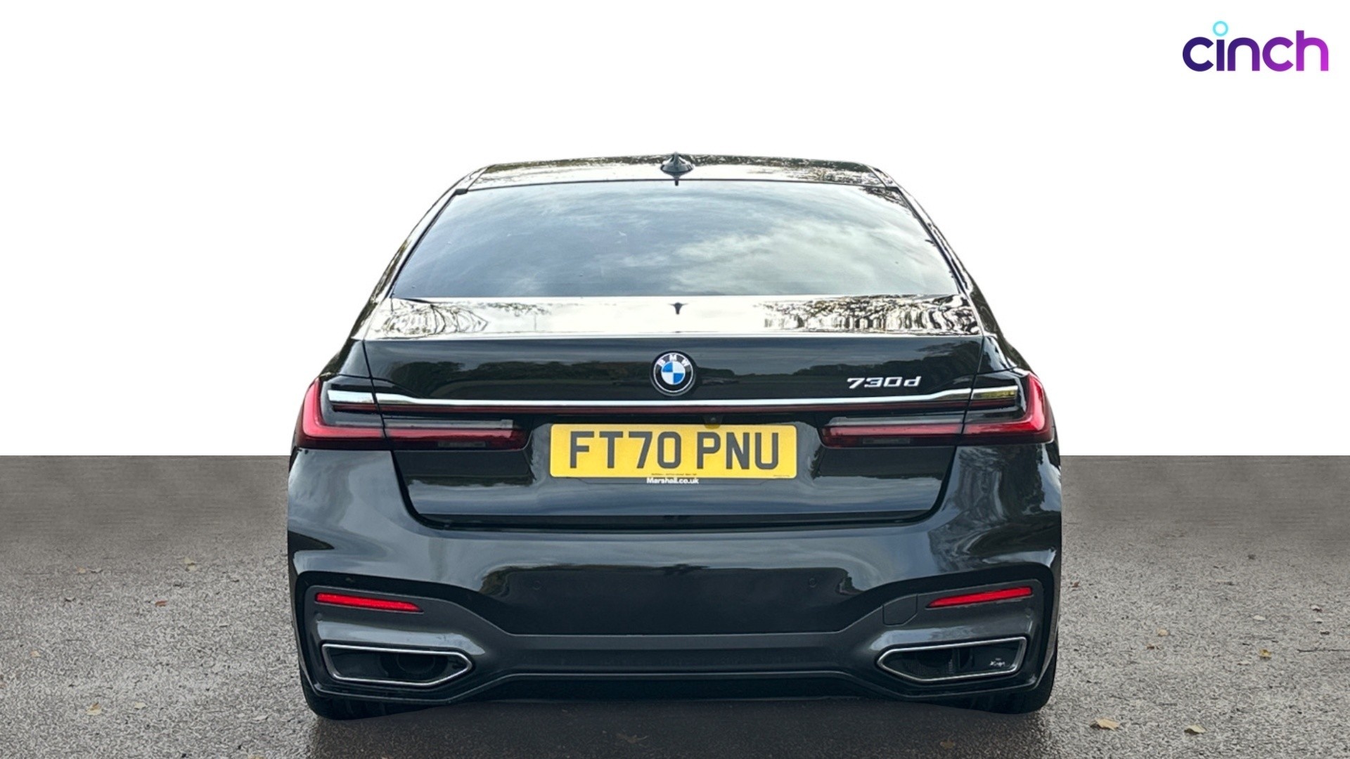 Used 2020 BLACK BMW 7 Series 730d M Sport 4dr Auto, 69,150 miles 