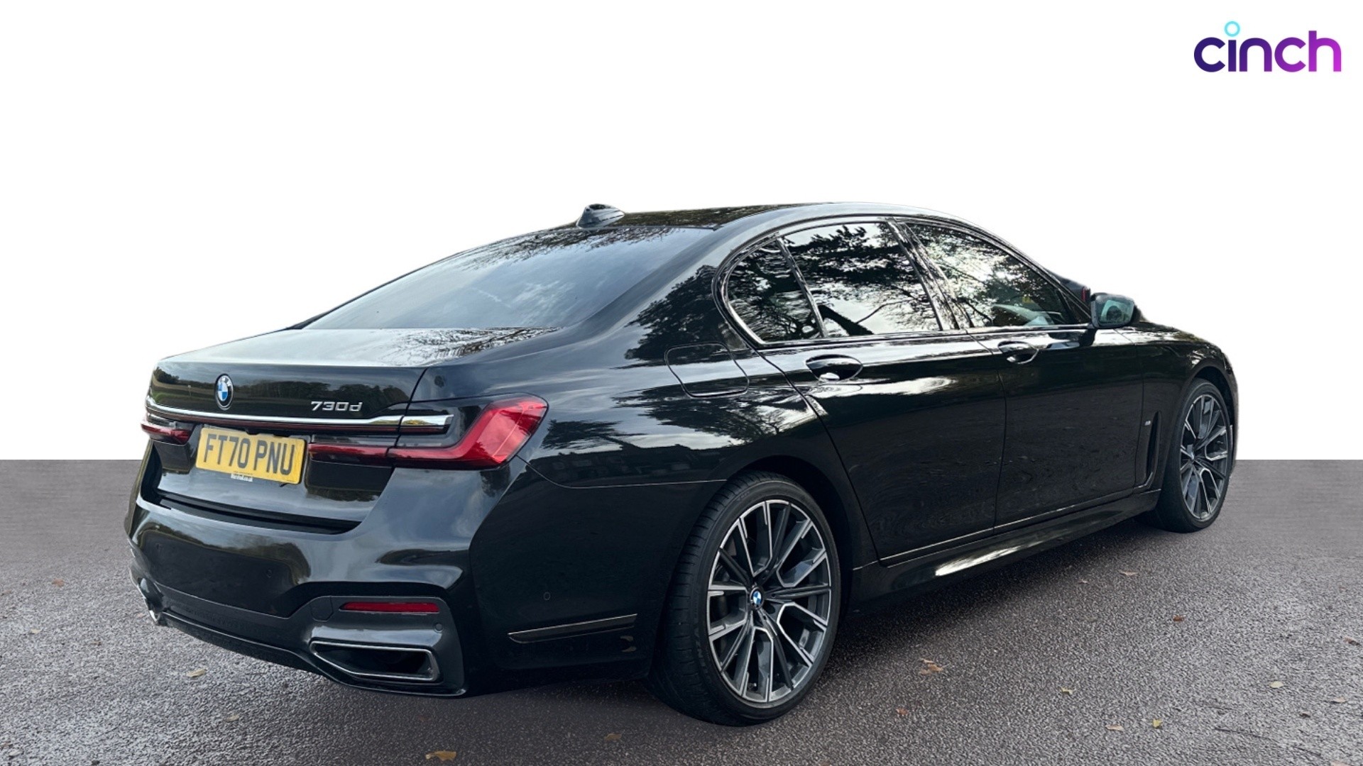 Used 2020 BLACK BMW 7 Series 730d M Sport 4dr Auto, 69,150 miles 