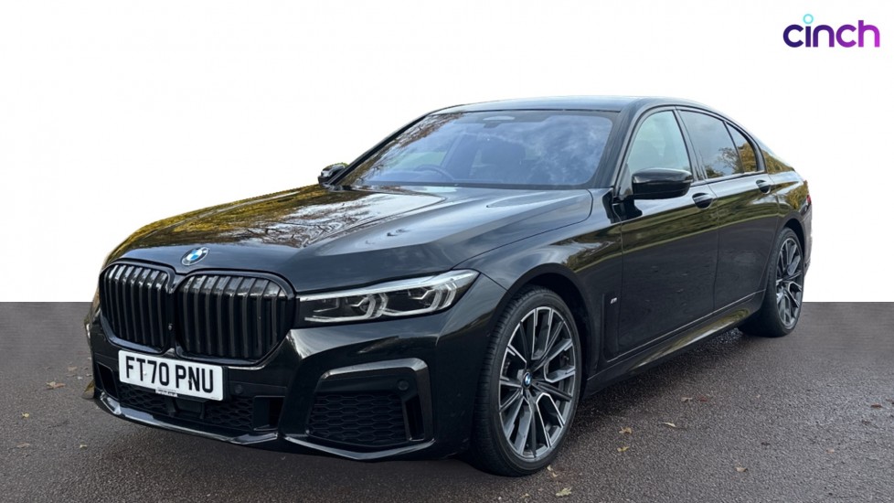 Used 2020 BLACK BMW 7 Series 730d M Sport 4dr Auto, 69,150 miles 