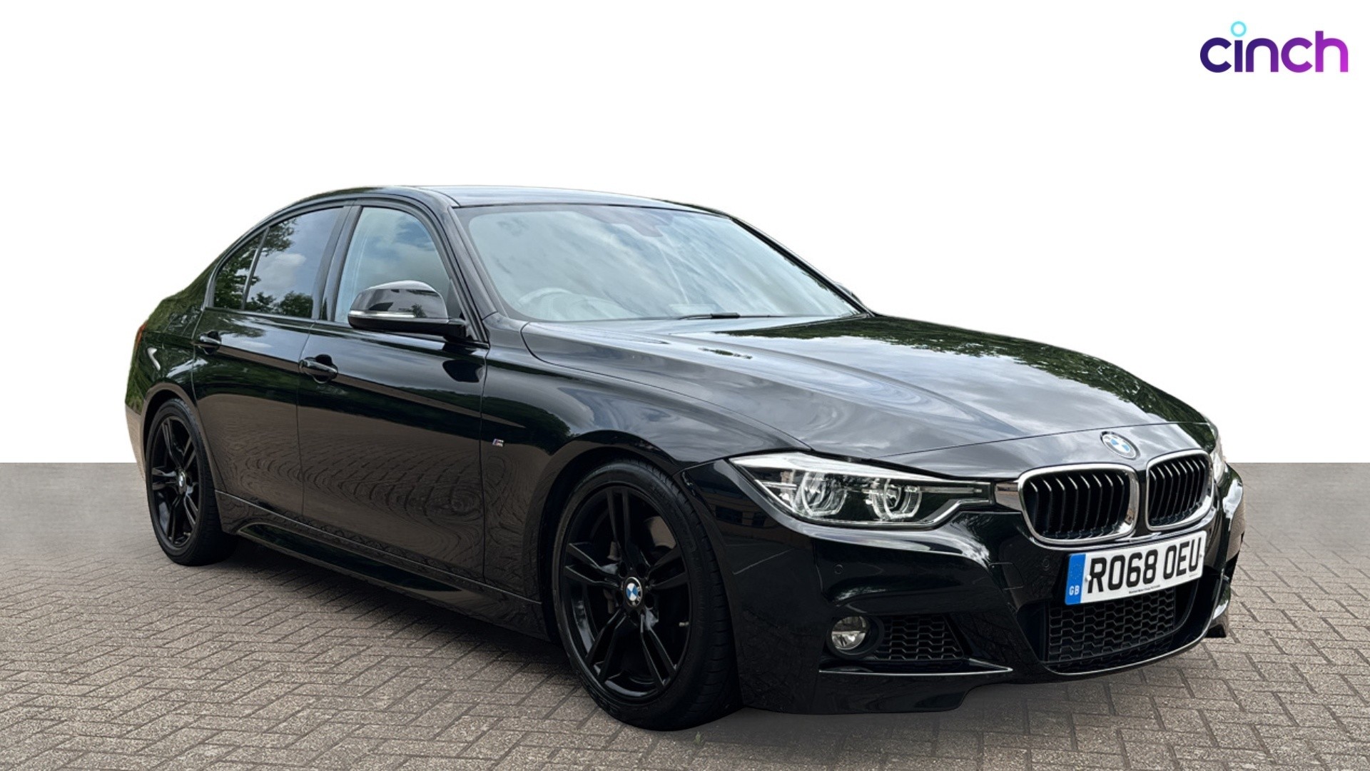 Used 2018 BLACK BMW 3 Series 340i M Sport 4dr Step Auto, 21,830 