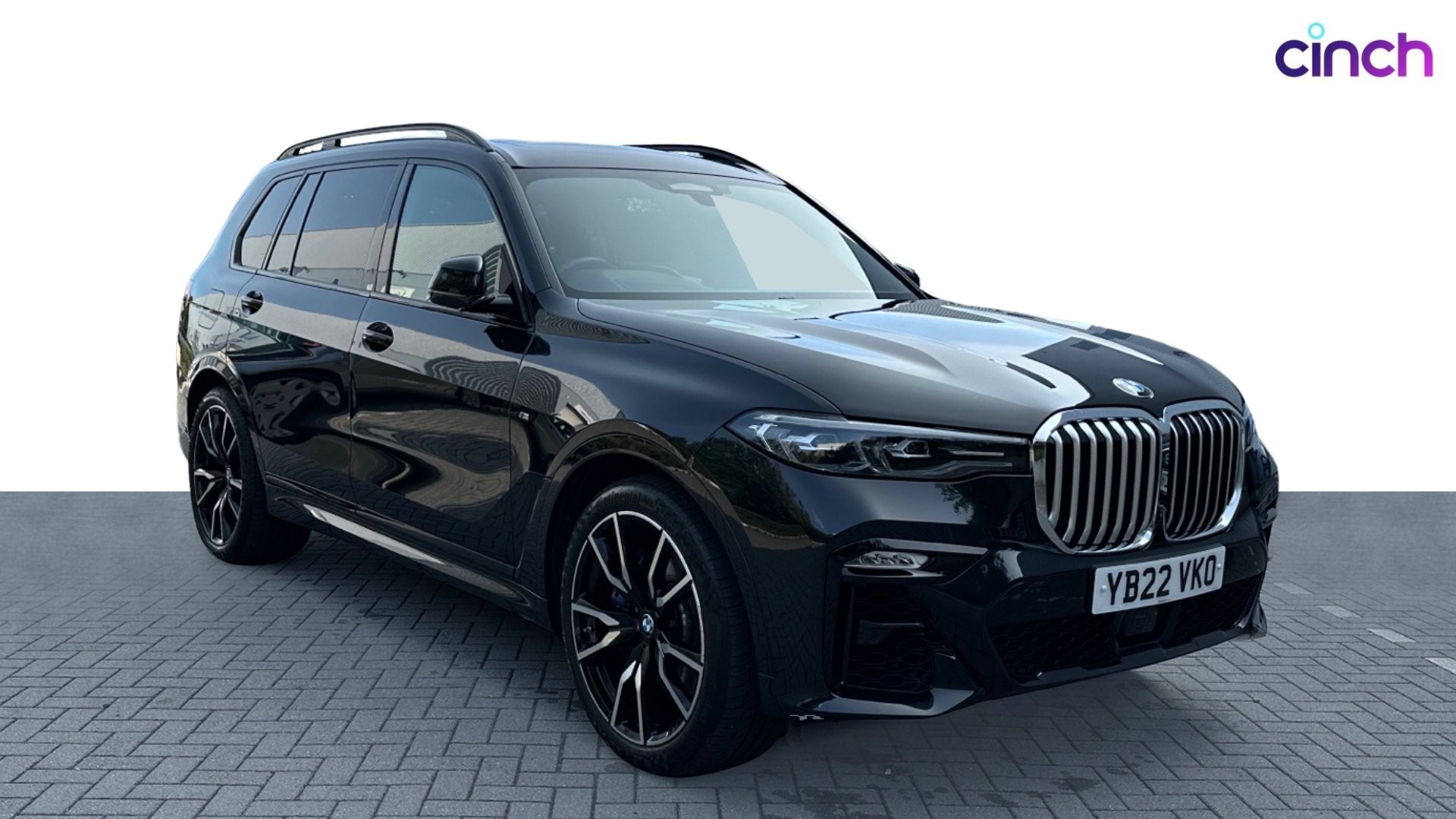 Used 2022 BLACK BMW X7 xDrive40d MHT M Sport 5dr Step Auto, 7,217 