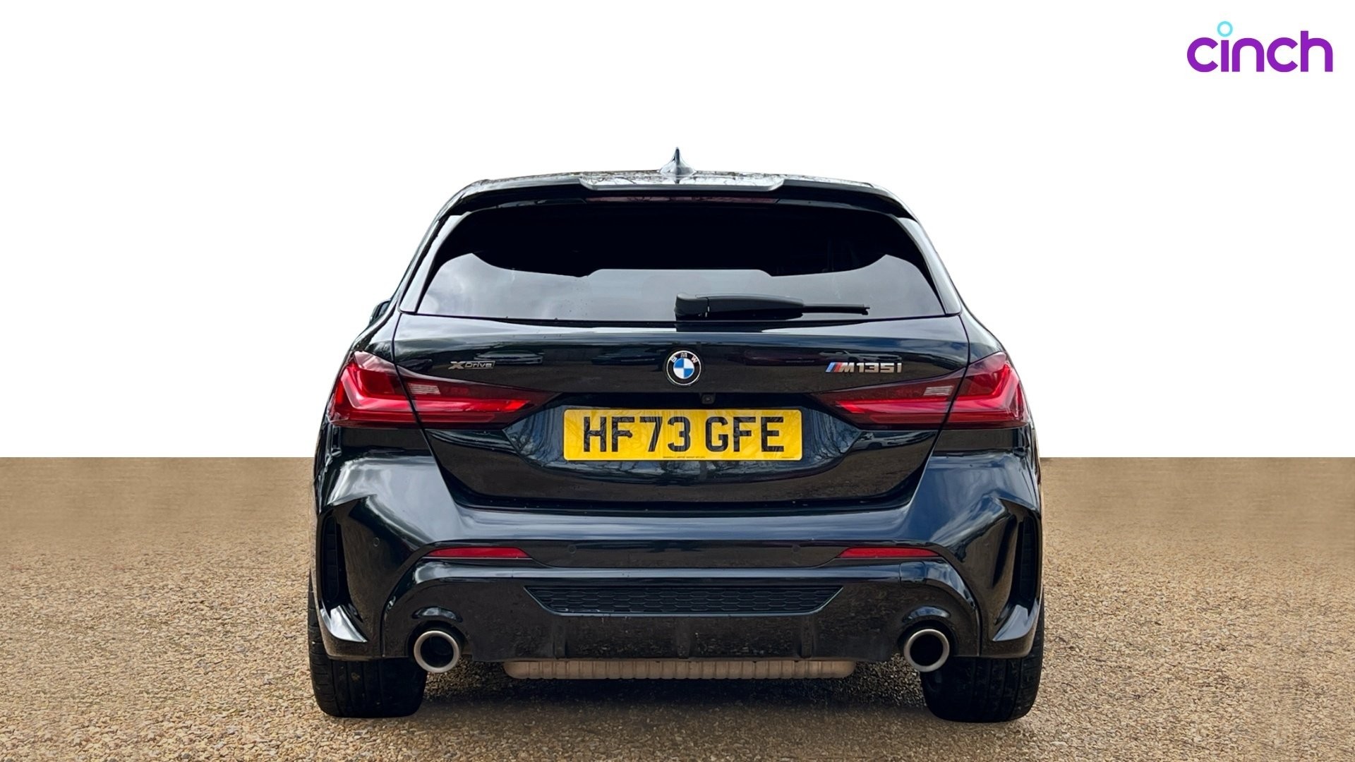 Used 2023 BLACK BMW 1 Series M135i xDrive 5dr Step Auto [Tech/Pro 