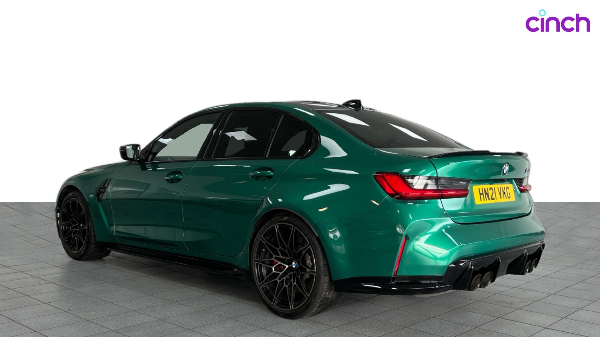 Used 2021 GREEN BMW M3 M3 Competition 4dr Step Auto, 29,307 miles 