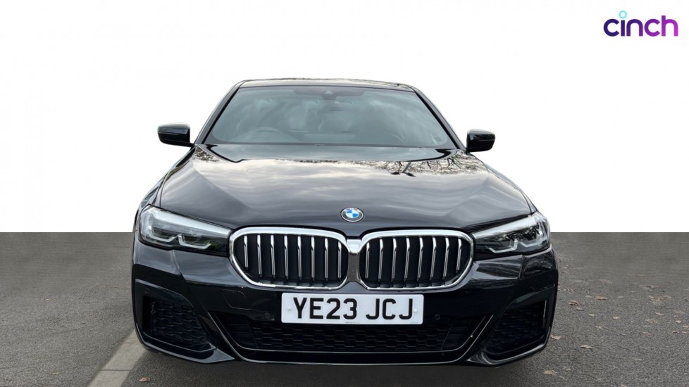 Used 2023 BLACK BMW 5 Series 530d xDrive MHT M Sport 4dr Auto 