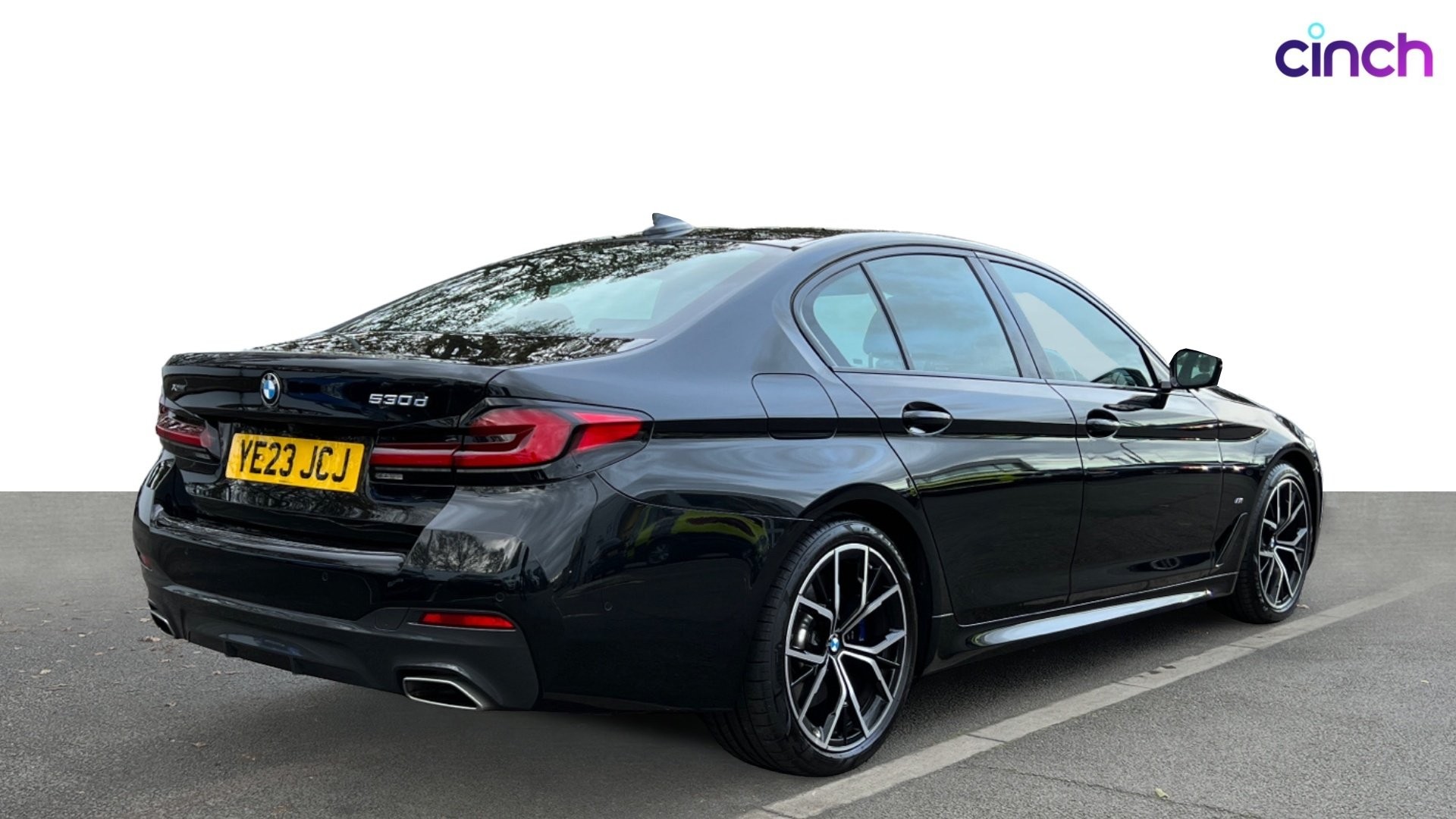 Used 2023 BLACK BMW 5 Series 530d xDrive MHT M Sport 4dr Auto  