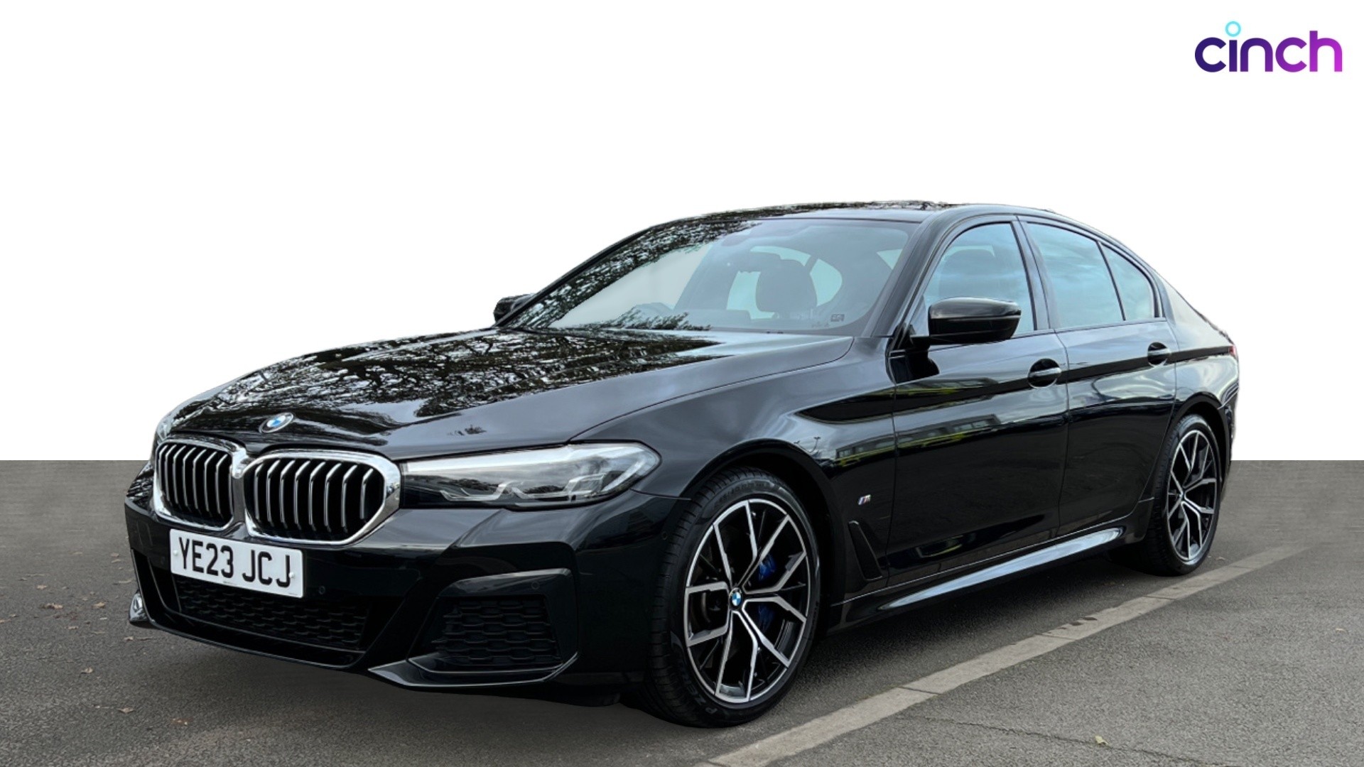 Used 2023 BLACK BMW 5 Series 530d xDrive MHT M Sport 4dr Auto 