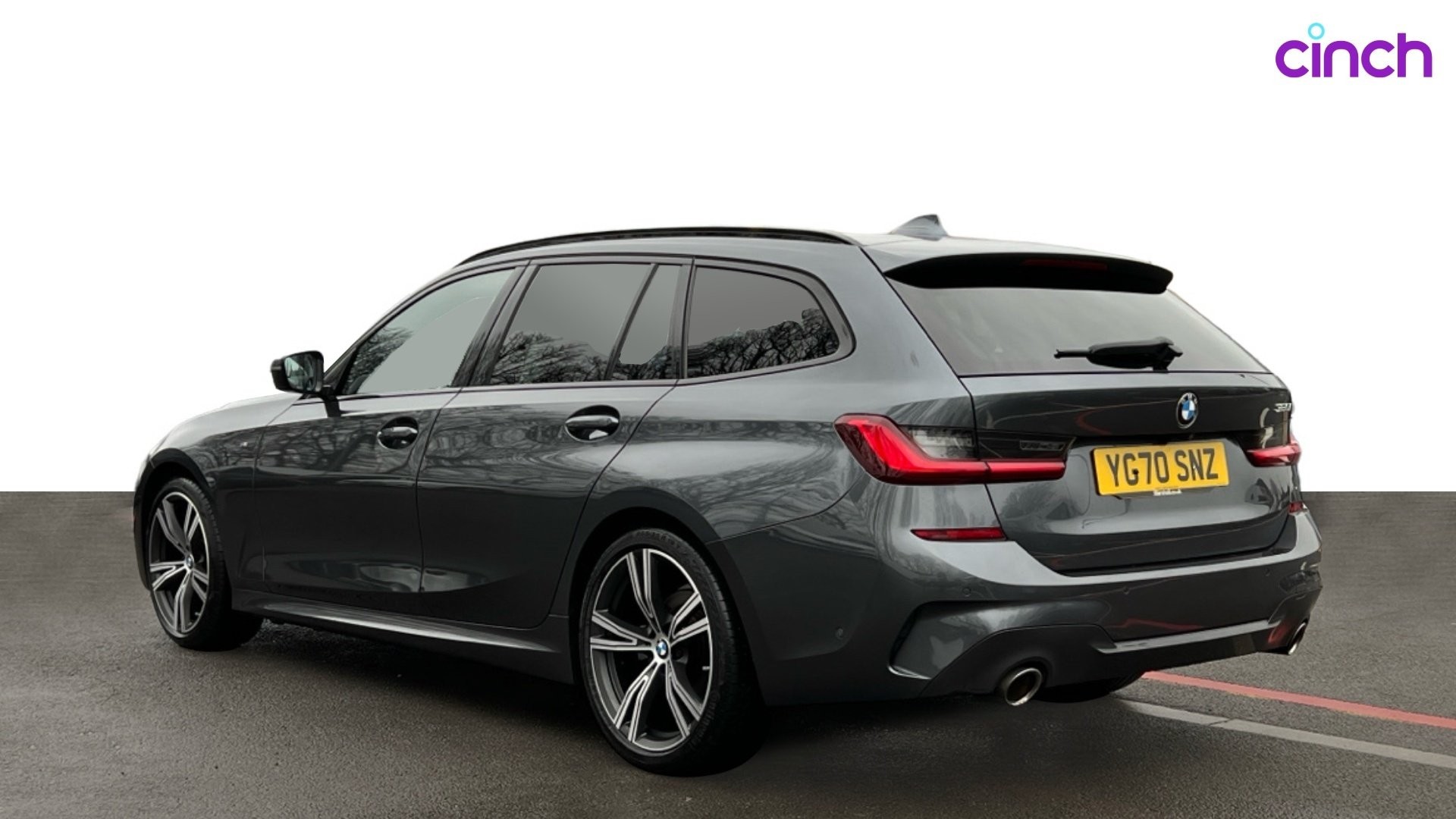 Used 2020 GREY BMW 3 Series 320i M Sport 5dr Step Auto, 60,754 