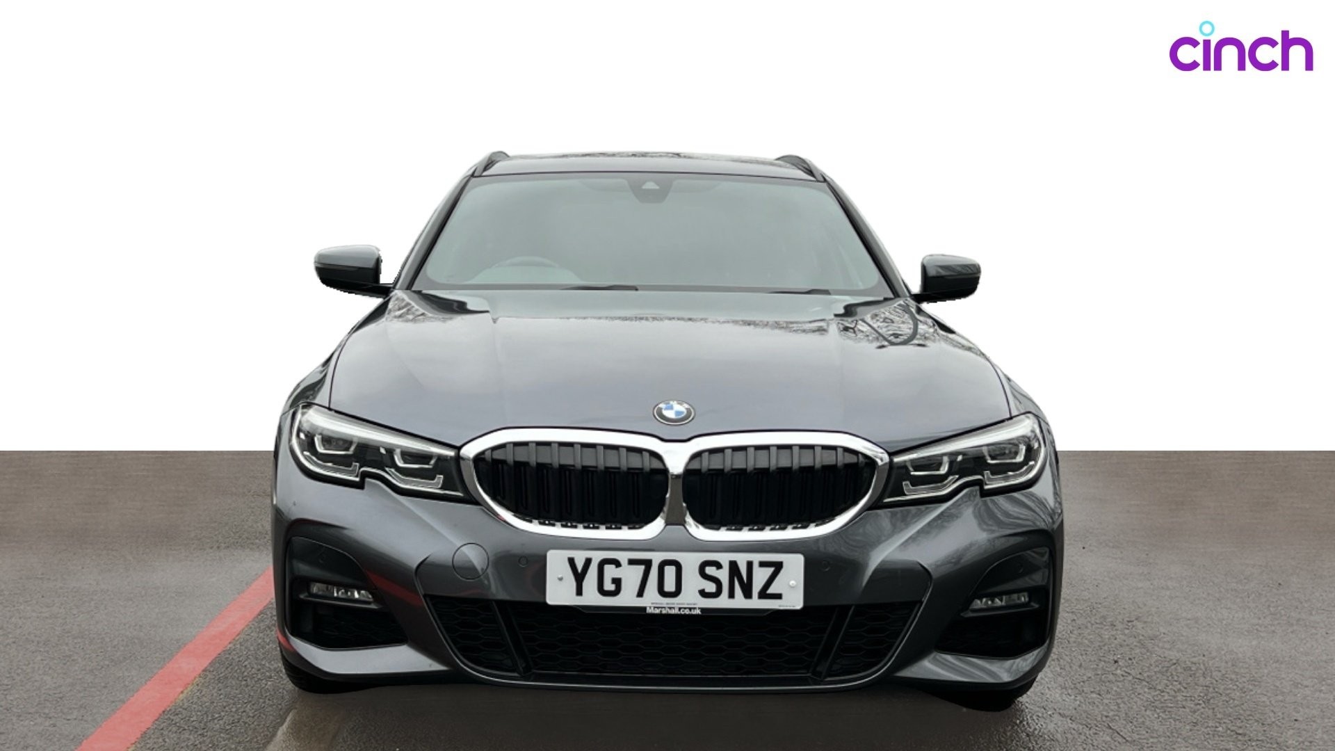 Used 2020 GREY BMW 3 Series 320i M Sport 5dr Step Auto, 60,754 