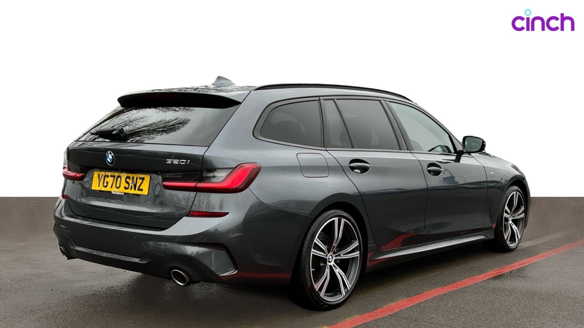 Used 2020 GREY BMW 3 Series 320i M Sport 5dr Step Auto, 60,754 