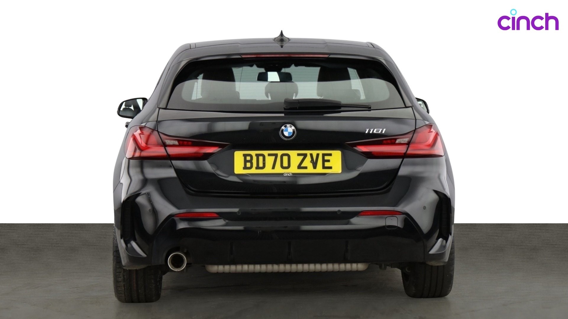 Used 2020 BLACK BMW 1 Series 118i M Sport 5dr Step Auto, 51,433 
