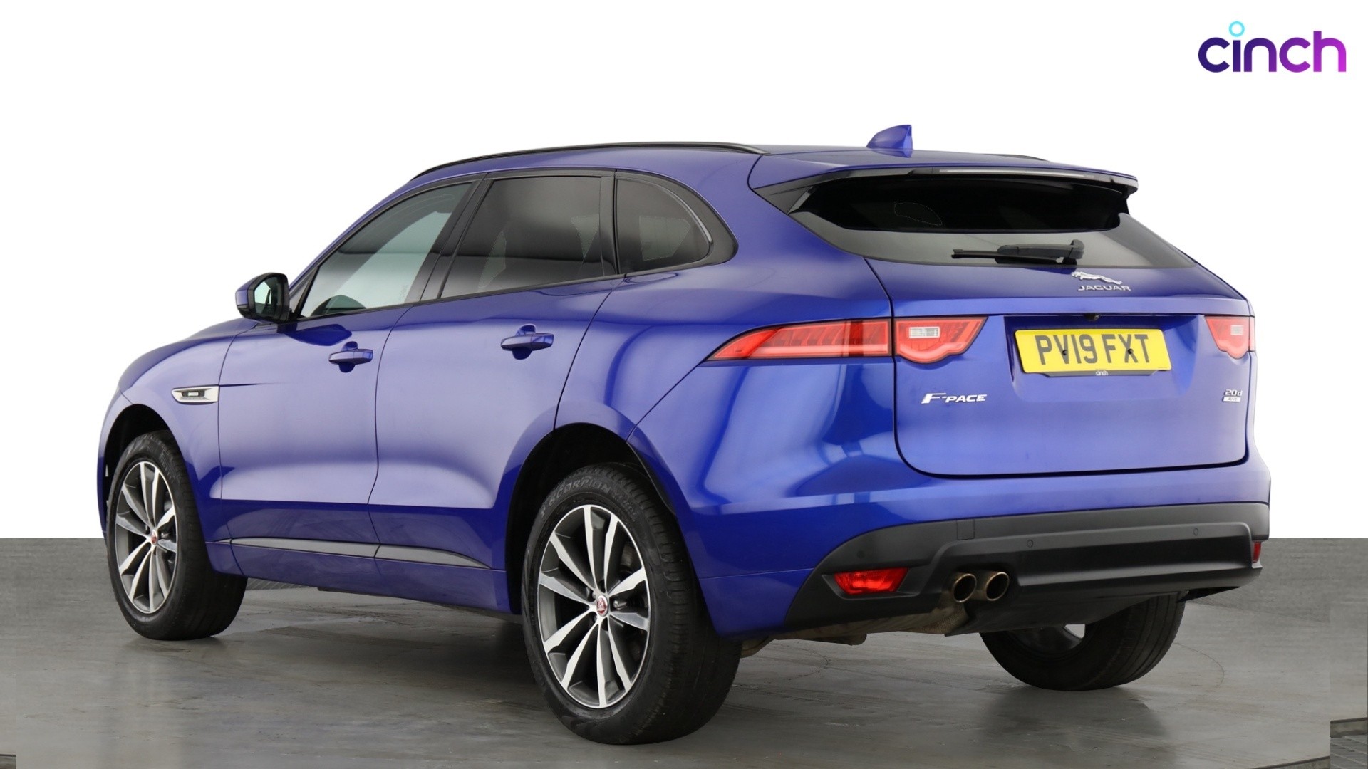 Used 2019 BLUE Jaguar F-PACE 2.0d R-Sport 5dr Auto AWD, 38,579  