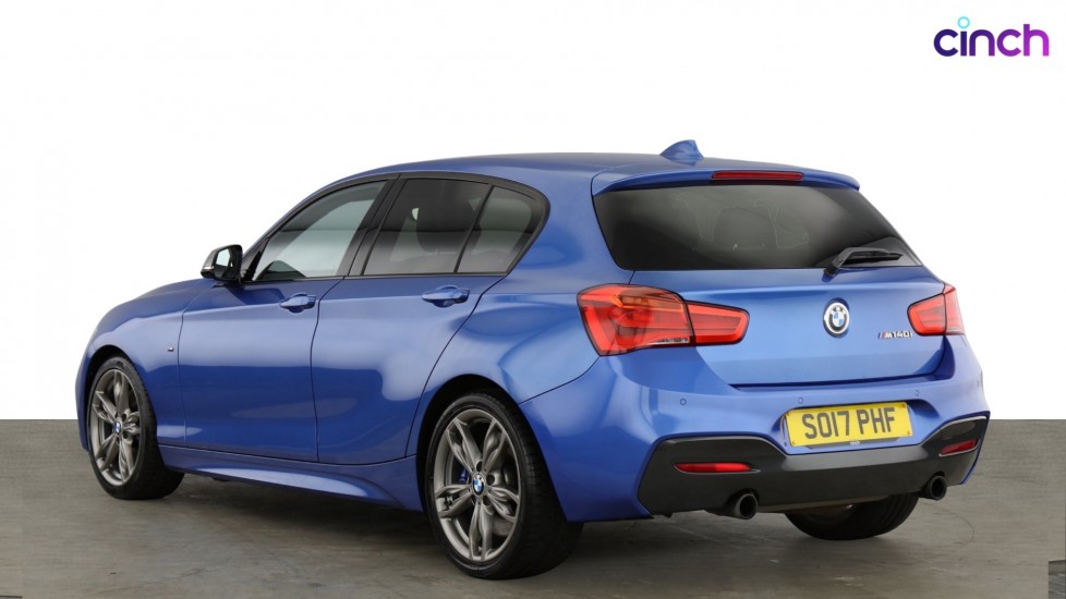 Used 2017 BLUE BMW 1 Series M140i 5dr [Nav] Step Auto, 36,886 