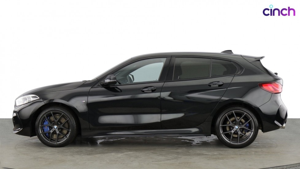 Used 2019 BLACK BMW 1 Series 118i M Sport 5dr Step Auto, 39,115  