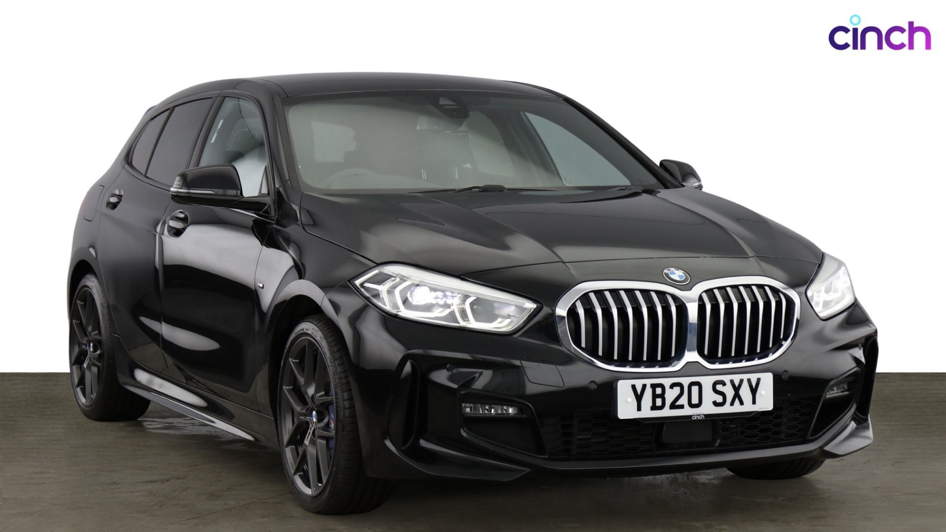 Used 2019 BLACK BMW 1 Series 118i M Sport 5dr Step Auto, 39,115 