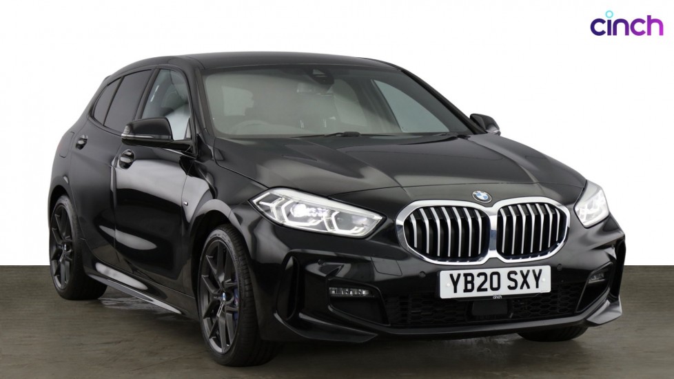 Used 2019 BLACK BMW 1 Series 118i M Sport 5dr Step Auto, 39,115  